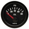 VDO 350104 Vision Style Electrical Oil Pressure Gauge 2 1/16"