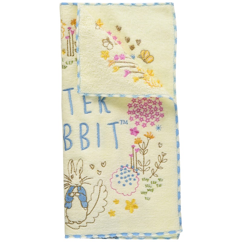 Marushin 5605004900 Hand Towel, Peter Rabbit 9.8 x 9.8 inches