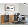 Blessed Wall Decor - Framed Farmhouse Blessed Sign - 20x40