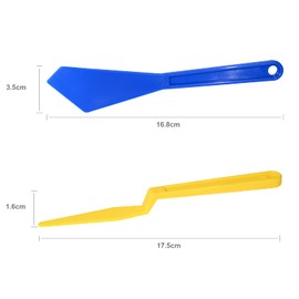 NEWISHTOOL Window Tint Tool Includes Long Handle Shank Gasket Squeegee and Corner Chisel Squeegee for Getting Tint in Tight Spots Hard to Reach Areas Car Door Tinting Film Tucking and Installing