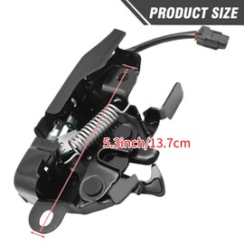 Aynaxcol 53510-48184 Hood Latch Lock Assembly, Replacement for Toyota Highlander 2.7L 3.3L 3.5L 2008-2010, Replaces 5351048182 5351048183