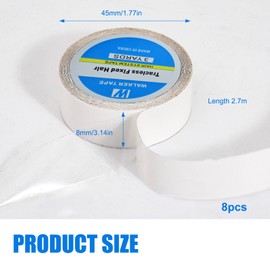 8 Rollen Tape Kleber Extensions,Tapes Klebestreifen Extensions,Tape Extensions Kleber Tapes Klebestreifen Extensions Langanhaltendes Klebriges Tape,Geeignet für Haarverlängerungen (3 * 2 CM)