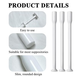 FWYDRJZC Vaginal Suppository Applicators for Women, 20 Pack Disposable Suppository Applicators Fits Most Boric Acid Suppositories Tablets Pills and Suppositories