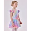 Mecceos Girls Ballet Leotard with Skirt Dance Ballerina Outfits Dresses