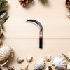 2pcs Manganese Steel Gardening Ergonomic Short Handle Weeding Tool for