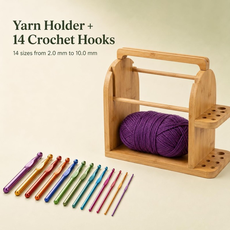 Yarn Holder for Crochet Accessories