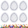 Alovez Ironing Beads Plates, 5 mm Ironing Beads Pegboards Transparent
