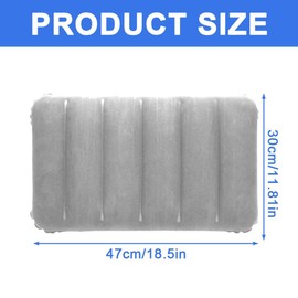 HAMKU Pack of 2 Inflatable Pillows for Camping and Travel Made of Soft Material Travel Pillow for