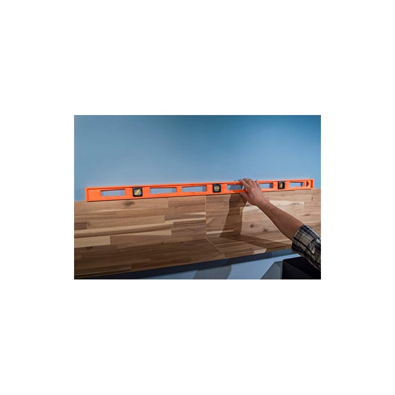 Johnson Structo-Cast 48 in. Plastic I-Beam Level 3 vial