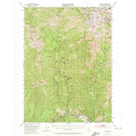 YellowMaps Helena CA topo map, 1:62500 Scale, 15 X 15 Minute, Historical, 1951, Updated 1972, 20.7 x 16.7 in - Tyvek