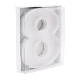 12 inch Fillable Number Paper Mache Tray Food Charcuterie Sweet Food Grazing Cupcake Container (8)