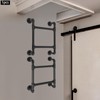 2-Step Wall/Floor Mounted Ladder – Heavy Duty Metal Bed Ladder