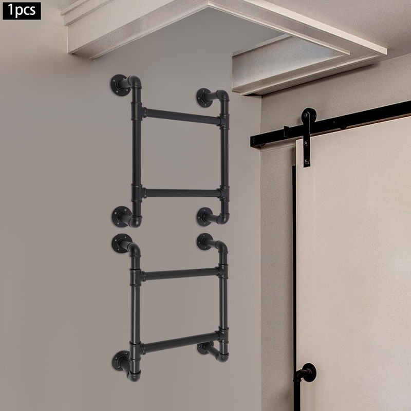 2-Step Wall/Floor Mounted Ladder – Heavy Duty Metal Bed Ladder