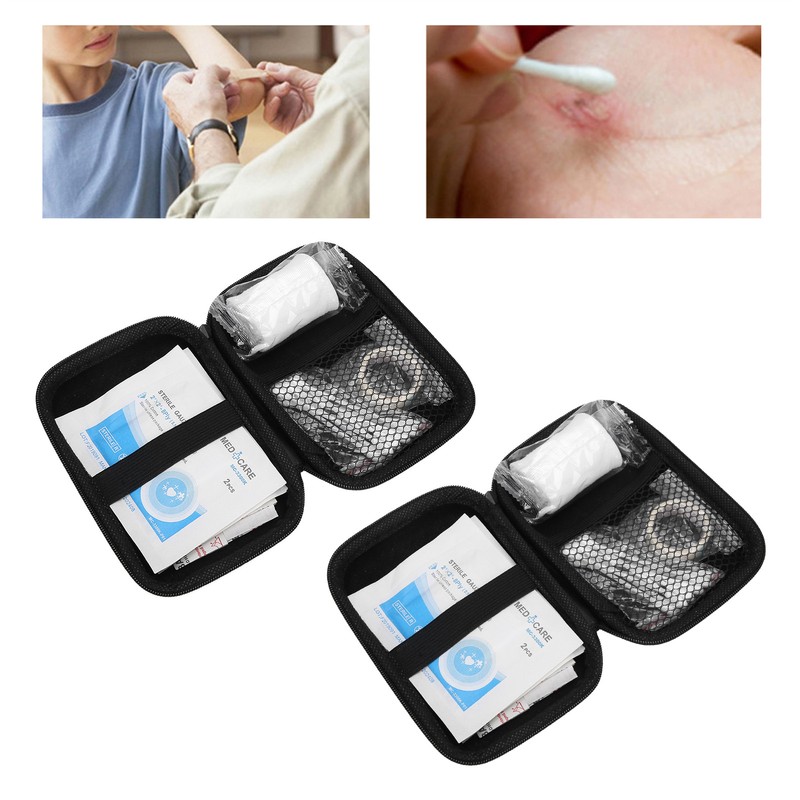 2 Sets Emergency Aid Kit Outdoor Household Bandage Dressing Gauze