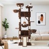 Allewie 81 Inches Tall Cat Tree/Multi-Level Large Climbing Tree House