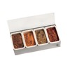 LOUIS TELLIER Spice Jar with 4 Compartments - Stainless Steel