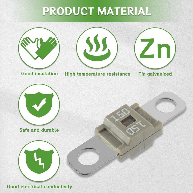 BOJACK AMI/Midi 150A High Current Fuse - Bolt-on Fuse 150