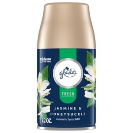 Glade Automatic Spray Refill, Jasmine & Honeysuckle, Scented Air Freshener for Home and Bathroom, 6.2 Oz