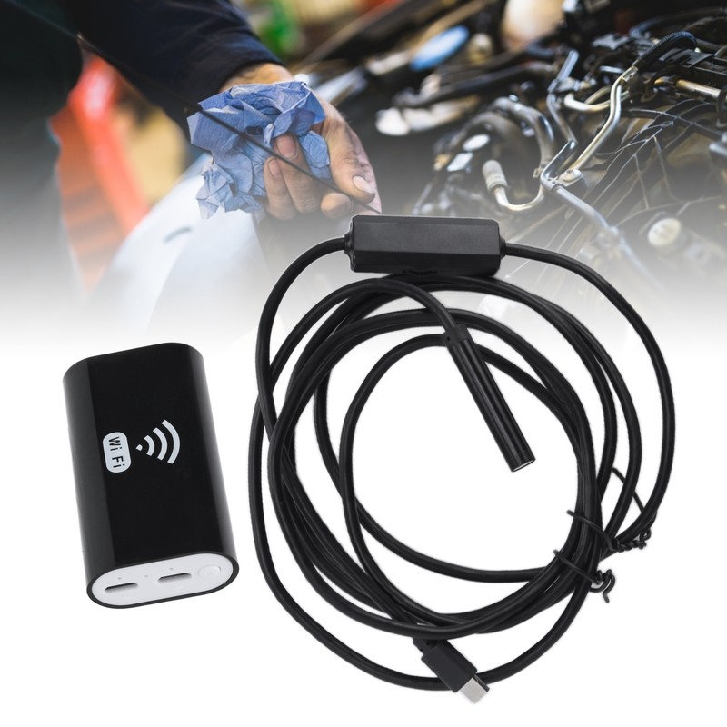 F99 8mm Industrial Endoscope Hard Wire High Definition WIFI Boroscope