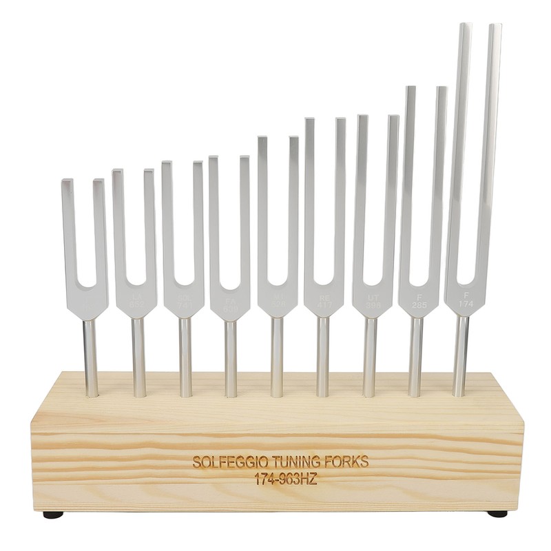 Tuning Fork Sound Therapy Portable Improving Cognition Musical Tones Tuner