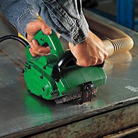 Shineboc Sanding Brushes, 80 Grit 120 x 100 mm Nylon Brush, Polishing Brush for Wood Processing, Grit Brush Bristle Brushes for Wood, Metal and Non-ferrous Metal