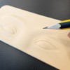 3D Practice Eye Rubber Pad for Feathering Semi-Permanent Eyebrow Tattoo Training Material 3ea