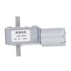 Double Shaft DC Gear Motor 25kg.cm 12mm Self Locking Reversible