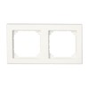 Merten M-SMART frame, 2-gang, polar white glossy, 478219