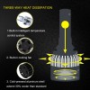 SHENKENUO 4 Sides H11 LED Headlight High or Low Beam