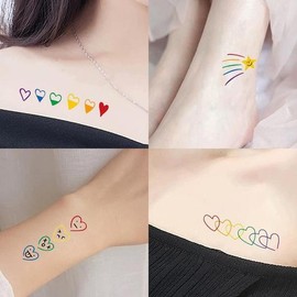 타투 스티커 N시리즈 30종 레터링 플라워 디자인 세트 여름 수영장 문신 헤나 Tattoo Sticker N Series 30 Types Lettering Flower Design Set Summer Pool Tattoo Henna