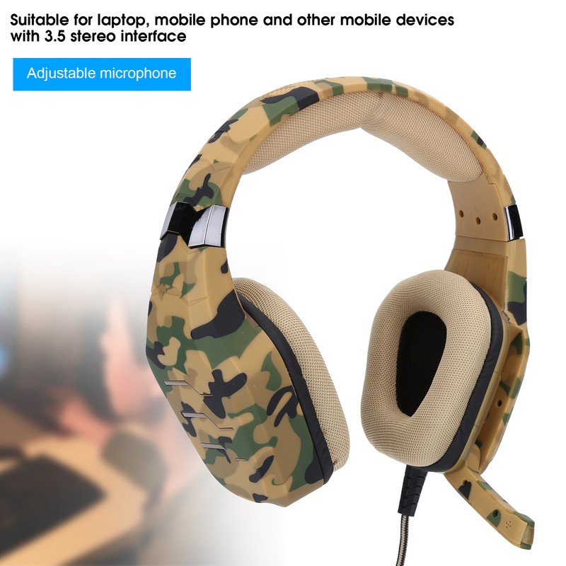 GT88 3.5mm USB Gaming Headset Mic Headphones Stereo Surround for