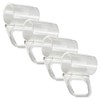 YARDWE 4pcs Home Valance Clips Decorative Horizontal Blind Clips Blind