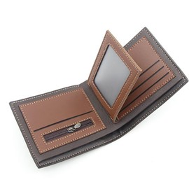 WZCZZHA Men's wallet, men's fashionable wallet - men's wallet in classic design, high-quality for the modern man., Fan, Modern