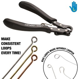 The Beadsmith LEFT HANDED 1-Step Looper Plier – 1.5mm, 18-26g Craft Wire, Instantly Create Consistent Loops for Rosaries, Earrings, Bracelets, Necklaces and Wire Jewelry in One Step