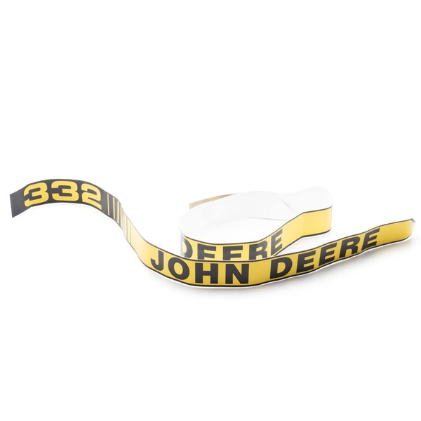 John Deere 332 Hood Trim Decal Set for 332 Tractors