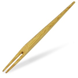 Morikuru SG Wonder zone MY03-08 Soot Fork, Made in Japan, 6.1 inches (15.5 cm), Bamboo Fork, 2-pronged Fork, Bamboo Toothpicks
