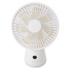 Desktop Fan Portable 5 Speed Power Display Quiet USB Rechargeable