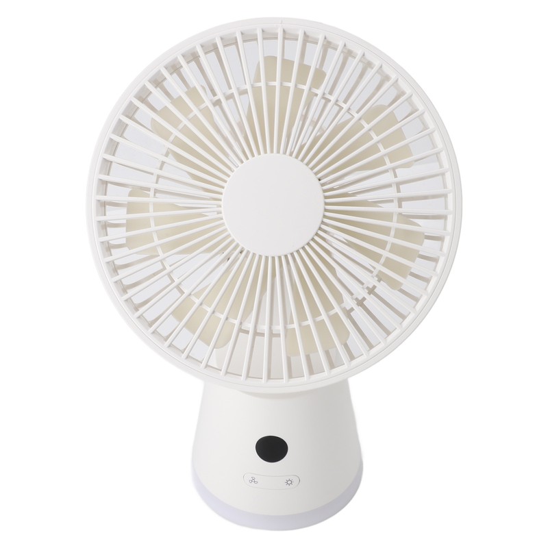 Desktop Fan Portable 5 Speed Power Display Quiet USB Rechargeable