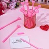 jiebor 30Pcs Heart Shaped Pen Valentines Day Pen Gel Pen