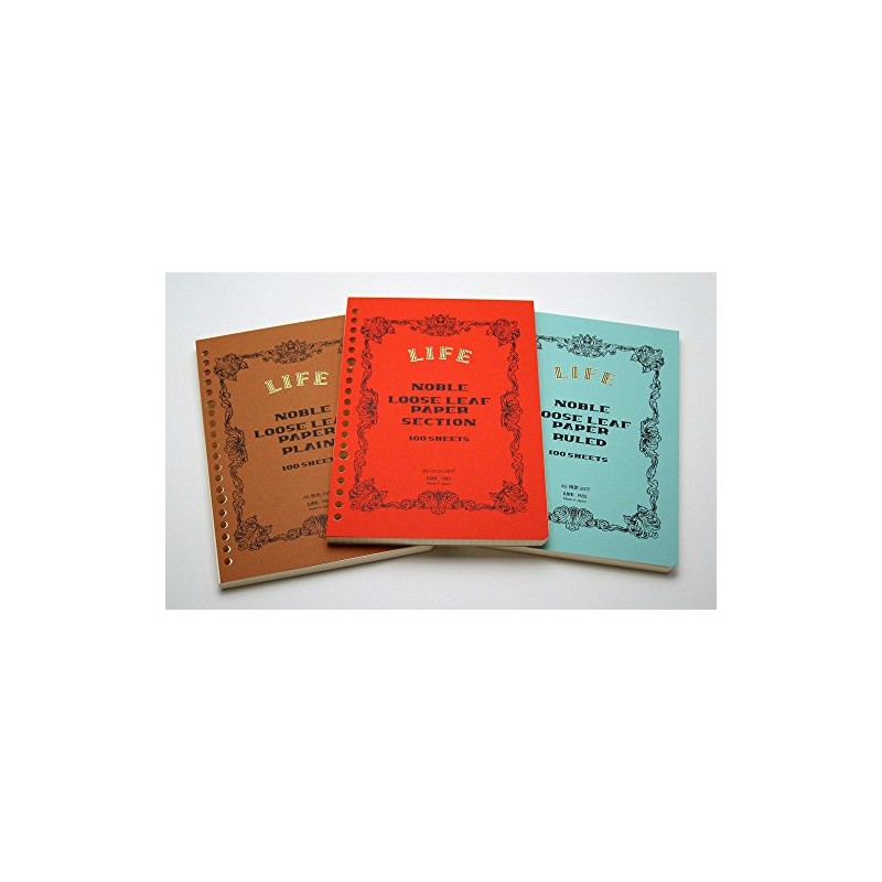 ライフ ノーブル ルーズリーフ 方眼 A5 R80