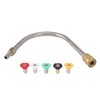Pressure Washer Extension Wand Stainless Steel Brass 4000psi 1/4 Inch