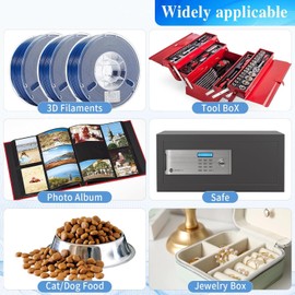 Silica Gel Packets-35 Packs of 50 Grams,Moisture Absorbers, Desiccant Packs for Storage,Suitable for Food,Electronics,Closets,Jewelry,and Shoes, Preventing Moisture Damage