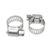 Stainless Steel Adjustable Hose Clamp Hose Band Pack of 10