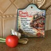 "Oma's House Rules" Ceramic Cheeseboard Trivet