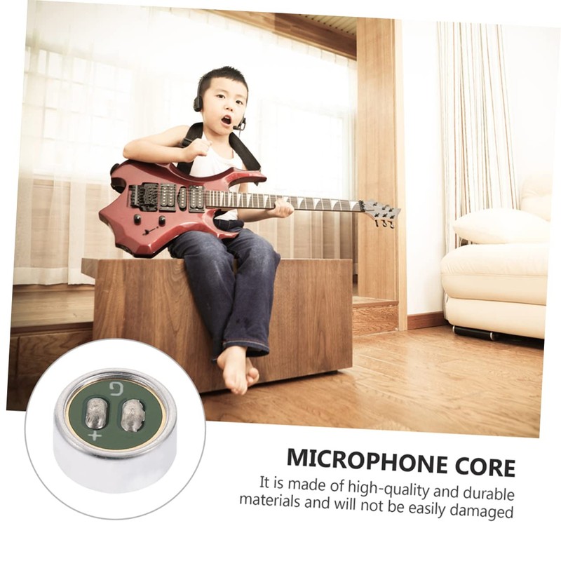 Totority 2pcs Condenser Microphone Core Omnidirectional Recording Mic Accessory Noise