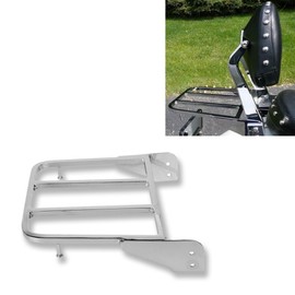 Motorcycle Solo Seat Sissy Bar Rear Luggage Rack for Intruder Volusia VL800 2001-2011, for Boulevard M50 2005-2009 and for C50 2005-2011