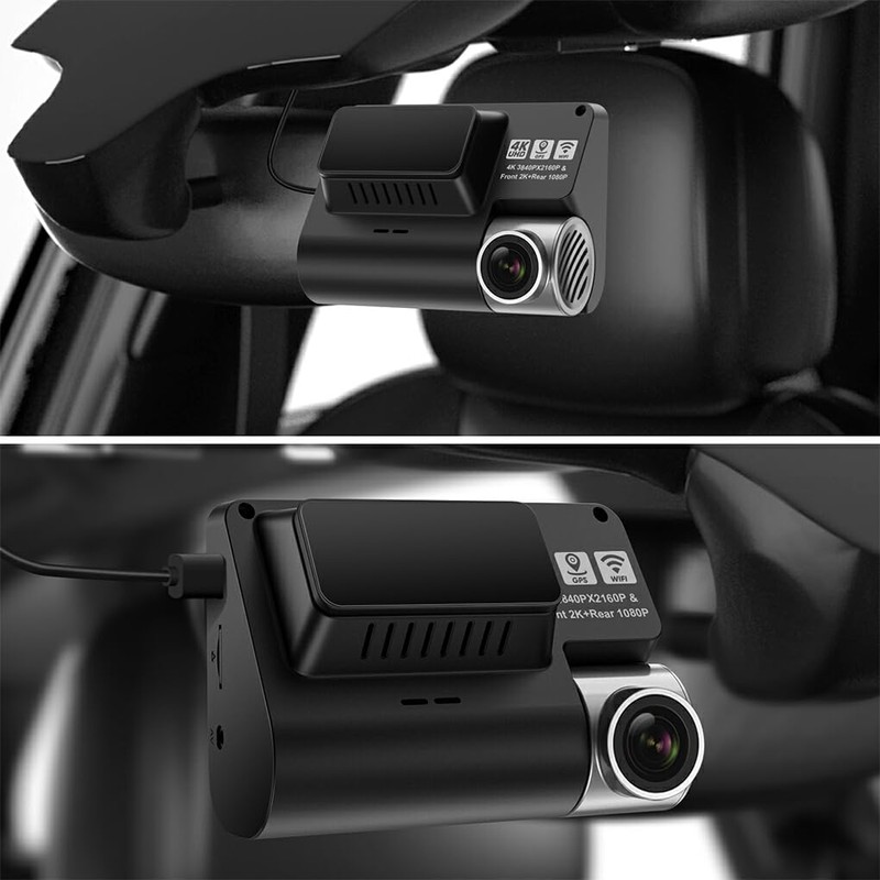 CLSSLVVBN Car Dash Cam Front Rear Dash Camera 4K/1080P Recorder