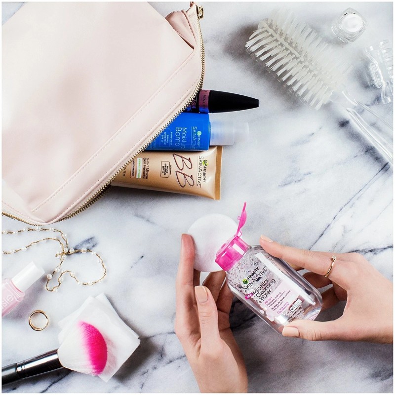 Garnier Micellar Cleansing Water Travel Size 4 Pack Makeup Remover