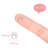 print Planner Stickers, 120 Clear Cat Dog Pet Planner Labels