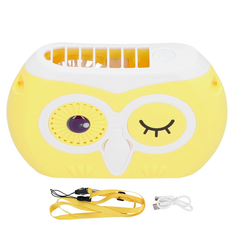 Aromatherapy Small Fan Originality Owl Cartoon Pattern Desktop Fan for